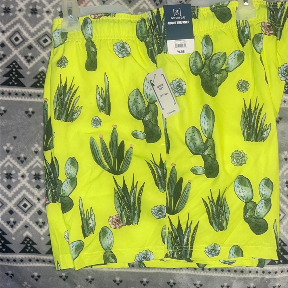 Colorful Pineapple and Cactus Print Shorts Set 3 pairs NEW WITH TAGS - Picture 2 of 5